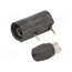 502740 Fuse holder; THT; 5x20mm; 6.3A; polyamide 6.6; Pitch: 12.5mm; black 6culuB5RaTgcOCAS0YwZcHwQXFS5GomDwGL8bDYJ0mA