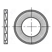 3538919 Washer; internally serrated,externally serrated; M18; D=29mm CoCjQknQ_KshbvMtK1uBodtDdnD1hUuK7Eb3eLKUdRc