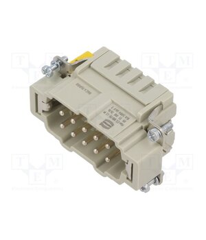 09330102676 Connector: HDC; contact insert; male; 16A; 500V; Han® ES; PIN: 10 QE3ZsJCfIf3p3Ft3PdMoIm3eIKcwz9dADV1UaWPQArA
