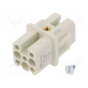 93601-0081 Connector: HDC; contact insert; female; GWconnect; PIN: 8; 50V; 10A HiJHnj86gn71UxRoyRpcrfeU5qD83t4Bs8Es7UdxVZo