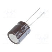 UPM1H221MHD6TO Capacitor: electrolytic; low ESR; THT; 220uF; 50VDC; Ø12.5x15mm 4zFuxngX3ytY8w9zgn0y22pA5_bmY8jVLAi5fIXnyXc