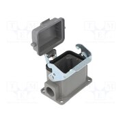 D6B-SF-1L-CV-M20 Enclosure for connectors: HDC; straight; size D6B; with latch 6CLA1r_LpR7LBcOzB5bo-9ToT-KLph36isuTT0wQCLQ