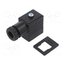 CEP/1 Plug for coil; PIN: 3; black; 0÷230V; IP65; A: 20.8mm; B: 28.5mm O6z1sUzIdo0QPMy2o0vAfmICyQjRc1P9S47UBwdVm_o