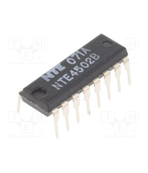 NTE4502B IC: digital; buffer,inverting; Ch: 6; CMOS; THT; DIP16; 3÷18VDC Xl5qTBqibx80OtSoudHeWm6A50ClZpHr5ijjROba4aI