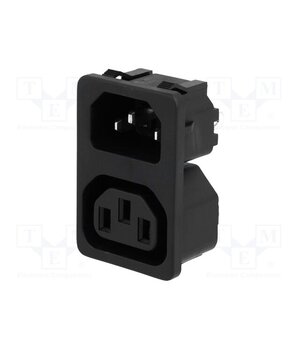 4300.0301 Connector: AC supply; socket; male/female; 10A; 250VAC; IEC 60320 q-QYfBX4mrrEY_7SQ3h5sk4DPvzJtiwt39LEcJyF8q0