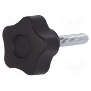 VCT.25 P-M5X25-C9 Knob; Ø: 25mm; Ext.thread: M5; 25mm; H: 19mm; technopolymer PA Wra2i9aDdwZqZS6XiX9QnJJ6Q5shV2uiIA0FN6pOwsc
