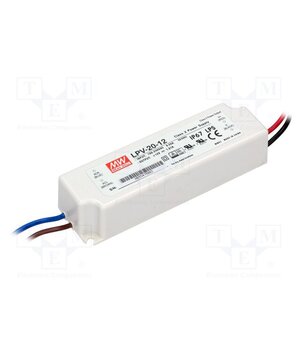 LPV-20-12 Power supply: switching; LED; 20W; 12VDC; 1.67A; 90÷264VAC; IP67 eclgLTLbIrxO6J7V2I2r8bSW52LXyt8z6dSP2IsgMxk