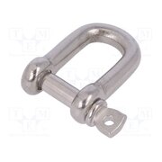 SZE-D4-A4 Dee shackle; acid resistant steel A4; for rope; 4mm VZ-cJjPVbhIyraAox-2SJKF4KhBdgHtYsZaiTJ6G07A