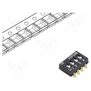 1-1825059-8 Switch: DIP-SWITCH; Poles number: 4; ON-OFF; -0.025A/24VDC; Pos: 2 cYf2mFOW8aQqoqh5DttE5pmjP50Z0R1ZaAMK40zThoY
