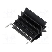 CK960/35/SE Heatsink: extruded; grilled; TO220; black; L: 35mm; W: 20mm; H: 28mm MfeieRlo-tQksbAMfcp3wFGKFChxqL0bUWs2jQni4ow