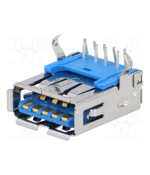 DS1095-05-LNR0 Connector: USB A; socket; on PCBs; THT; angled 90°; USB 3.0 TSxnQBJzQayzAph8nXagUe-8tGKd3sbj8EMwZvLeODE
