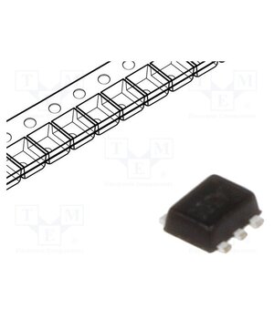 NTZD3154NT1G Transistor: N-MOSFET x2; unipolar; 20V; 0.54A; 0.25W; SOT563 uyQMElxooGroHWSU3UT_d2tJIlDOYNSn3sBKAbREHGw