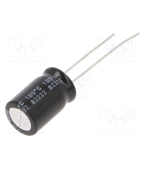UHE1E471MPD6TD Capacitor: electrolytic; low ESR; THT; 470uF; 25VDC; Ø10x16mm; ±20% lMJGk91GpCXF3zAlf7d8yPqu3aGzB2N_YZJe7QvB-Js