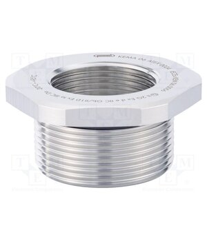 1.878.4020.50 Reduction of threads for glands; Int.thread: M20; brass; nickel S8-QLlnLtaOZO3KGAMN8WnsYIrrq0eGZG8O1yDsLauM