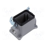 19006000 Enclosure for connectors: HDC; size H-B 6; with latch; straight BAxZMDBzyDjl2tNa2DCVeMMePZhskh-l0HUHdR_4BS0
