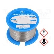 BROFIL 60 B2.1 1.2MM 100G Tin; lead-based; Sn60Pb40; 1.2mm; 0.1kg; reel; 183÷190°C; Flux: SW26 MnM9Ad78vUW0t-CK7Ljw0rq6IyjQ_1_FTpq4GcfpJHk