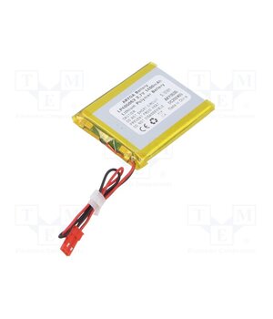 AKY0535 Re-battery: Li-Po; 3.7V; 1400mAh; cables,JST SYP-02T-1 socket 7Xb5TtZrZ8PA-VKNMHL91VqI0kz3caCLLdFOMF-lPDo