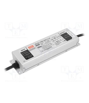 ELG-150-24-3Y Power supply: switching; LED; 150W; 24VDC; 6.25A; 100÷305VAC; IP67 mwpijp10DNt9GqpRBmhlEJ7XbkgvGiRBWb3A2uT1vfI