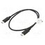 CA-CMCM-10CU-0005-BK Cable; USB 2.0; USB C plug,both sides; gold-plated; 0.5m; black 2MJ0RBdSkF9QPwCP5OSGp2tTJDURxl1jADtCWiaAuLE