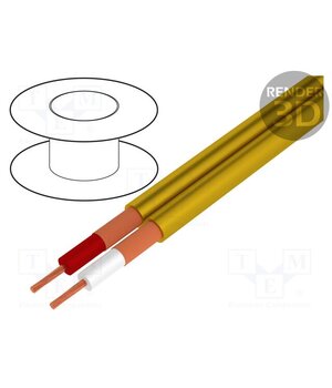 C121 YELLOW Wire: microphone cable; 2x0.25mm2; yellow; OFC; -15÷70°C m8cOdbl9_B6cQr_-3HHc9o6OOxZ9OI3UPceoOIkTopc