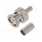 R141-082-000 Connector: BNC; plug; male; straight; 50Ω; crimped; RG14,RG58; PTFE rxzx_ia_Q0x_W2kpWMVt8yxSeh-6W9hk0Z5QrZTBu8A