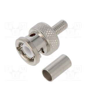 R141-082-000 Connector: BNC; plug; male; straight; 50Ω; crimped; RG14,RG58; PTFE rxzx_ia_Q0x_W2kpWMVt8yxSeh-6W9hk0Z5QrZTBu8A