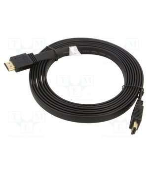 61280 Cable; HDMI plug,both sides; PVC; HDCP 2.2,HDMI 2.0; 3m; black DKfrD3_CEPxw0hz1GSP3w_lAPcsLCHYOZKuImo37P5g