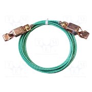 AI-000474-120 Ground/earth cable; both sides,aligator clip; Len: 3m; green RfAGUN0Kb6GOaJmuOdIkU0VR2RaP3PvbpPSxoMSVWBM