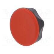 221206-C6 Knob; Ø: 45mm; H: 26mm; technopolymer PA; Ømount.hole: 8mm; Cap: red Kg5_waducWuuCfgOdhMYrRgb6ak6U5U5YcQC8b4Qg4w
