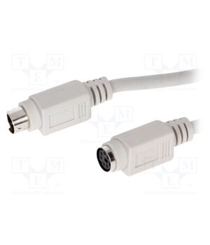 C-PS2WG/5 Cable; PS/2 socket,PS/2 plug; 5m; grey; connection 1: 1 GSGJTcOMk_esGS2zcHJ5uvejfO8d_bTK-GM32qe-AnM