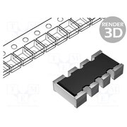 WA06X103 JTL Resistor network: Y; 10kΩ; ±5%; No.of resistors: 4; SMD; 1206 N7fmiHDfovpDmuedR0jVgw83TC57qr4-BS65hduW0-Q