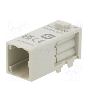 09149061001 Connector: HDC; module; male; Han-Modular® Domino; PIN: 6; Han D® UdH9NlAE3pmO0Co0bnjA1SLqPTlifuL3ZK8TVPKlIy0