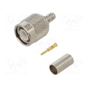 122108 Connector: TNC; plug; male; straight; 50Ω; crimped; for cable; PTFE hcHj0OsZOZZwENRkf1Ueplg8MqSmfBw4tOwwBMSWMkw