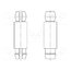 8G804V40455 PCB distance; polyamide 66; L: 38.1mm; latch/latch; natural; 8G804 JGt7ck26i7plUWnLhw4mYPey79xspllqfiWIXFtqoZQ