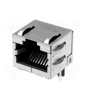 SS-60300-010 Connector: RJ45; socket; PIN: 8; Cat: 6a; shielded; 8p8c; on PCBs; THT kLxZCdInt8W4RoSJV5W3JEGOpQZjiDx8MlUiMWtpkzA