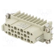 DD-025-FC Connector: HDC; contact insert; female; DD; PIN: 25; 25+PE; crimped 8tHEt5ME5lhjZWX7c8eSo6Mnj1w5MO1_zaPj2gv8LyQ