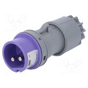 072V Connector: AC supply; plug; male; 32A; 24VAC; IEC 60309; IP44; PIN: 2 tAGKexMqtH6u0U2rwB2SlnbFoUwJ10WZPJA6WspscK0