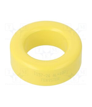 T157-26 Ferrite: toroidal; L: 14.48mm; Øint: 24.13mm; Øout: 39.88mm; 100nH R9wzfl4mAhAMeU5r5RcFnwxz-sqFEEy93Qp41ghw5dM