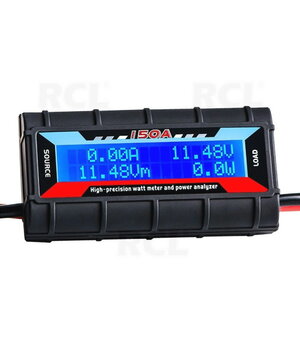 Augstas precizitātes vatmetrs un jaudas analizators FT08 RC 150A ar apgaismotu LCD displeju

 ATS014.jpg