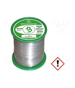 ECO1 B2.1 1MM 250G Tin; lead free; Sn99,3Cu0,7; 1mm; 0.25kg; reel; 220°C; Flux: SW26 CQ9BX8nFII5oyLEh-uQ8N4QzRsAk5A3sRtm6eKOYNOk