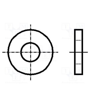 3062093 Washer; round; M3; D=9mm; h=1mm; A2 stainless steel; DIN 7349 lHEBKS9gcb1gwUbeHTWZxtbFRdXOHjf5t-AdIOO9Cbw