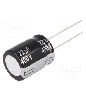 EEUEE2G220S Capacitor: electrolytic; THT; 22uF; 400VDC; Ø16x20mm; Pitch: 7.5mm zudBwuL2t-SO016-Gy2zKmNV_QbYur96CdqRgJHq3Oo