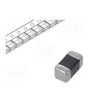 MMZ1005S601CT000 Ferrite: bead; Imp.@ 100MHz: 600Ω; SMD; 300mA; 0402; R: 520mΩ BGYz3x5hex1dK43Pt8zvm24HPUGHgIDi3Wp1M60BzQ4