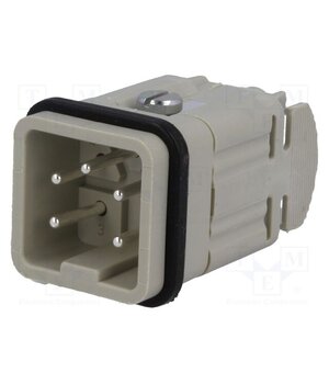 C14610A0040024 Connector: HDC; contact insert; male; 10A; 400V; PIN: 5; 4+PE fCsYxCHD7oB6aEDVKq1yk7ouiCHck3HcFG0teolNeR8