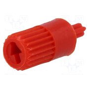CA6 6022R Knob; shaft knob; red; Ø5mm; for mounting potentiometers V2usl8GgJNdus8Sejx79IuldUIK7e6RWZYJQuS_rSbA