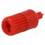 CA6 6022R Knob; shaft knob; red; Ø5mm; for mounting potentiometers V2usl8GgJNdus8Sejx79IuldUIK7e6RWZYJQuS_rSbA
