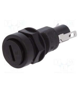 0031.1381 Fuse holder; 5x20mm; 10A; on panel; black; FIO; 250VAC; UL94V-0 a8WmZ1hSP9jINeDfFd7mwBOn1ykWb5hw4_iYesIdwuk
