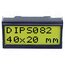 EA DIPS082-HNLED Display: LCD; alphanumeric; STN Positive; 8x2; 40x20mm; LED; PIN: 14 DOFcxL5TkbX6KX7SGo5pRspMukfHLw3HDYu__Io3k_0