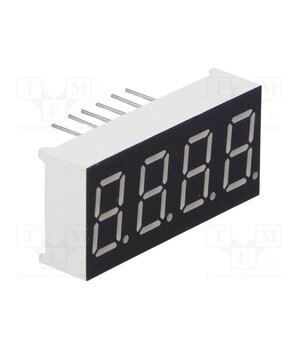 LFD036BUE-101B-03 Display: LED; 7-segment; 9.14mm; 0.36"; No.char: 4; red; 6.8mcd JSErYS0VjtqrvZTzEY2hbo6xyc43Ixqd8sNr41xjfEg
