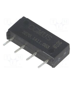 3570.1411.053 Relay: reed switch; SPST-NO; Ucoil: 5VDC; 500mA; max.200VDC; 10W KUDVTvzG4IZlyghnF63TXR6fhQWe02PPsTjEhFSvrKk